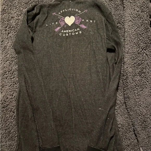 Affliction medium reversible thermal shirt - Picture 2 of 4